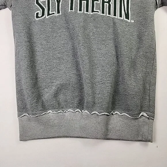 Slytherin Wizarding World of Harry Potter Sweatshirt Patch Universal Gray Small - Picture 4 of 11